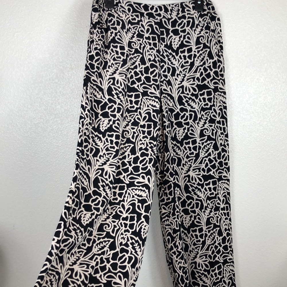 Masai Copenhagen Pants Size Medium Kaza Floral Creped Viscose Lagenlook